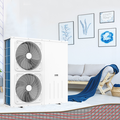 Pompe à chaleur de chauffage et de refroidissement haute puissance pour les maisons